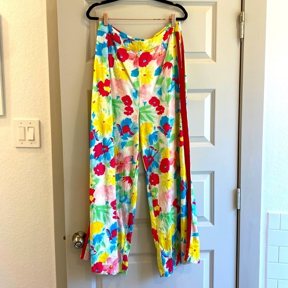 Frances Valentine - floral linen pants